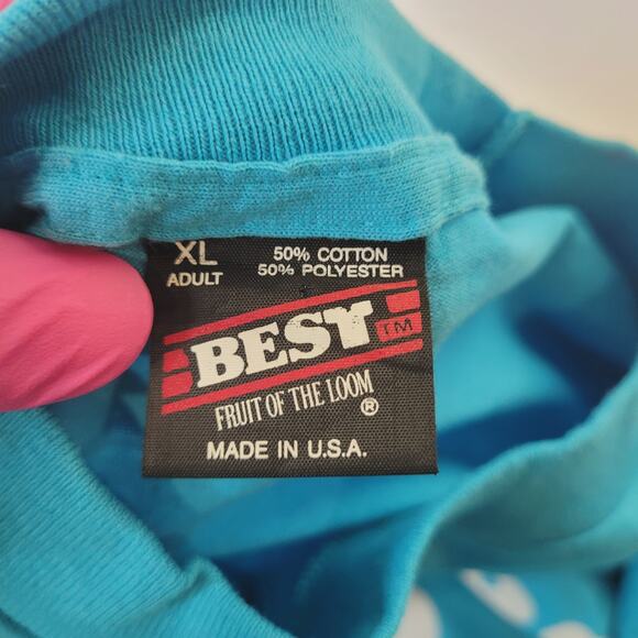 VTG 80s 90s BEST FOTL T-Shirt XL Single Stitch USA Made HEART ROCK Graphic Tee - Picture 4 of 4